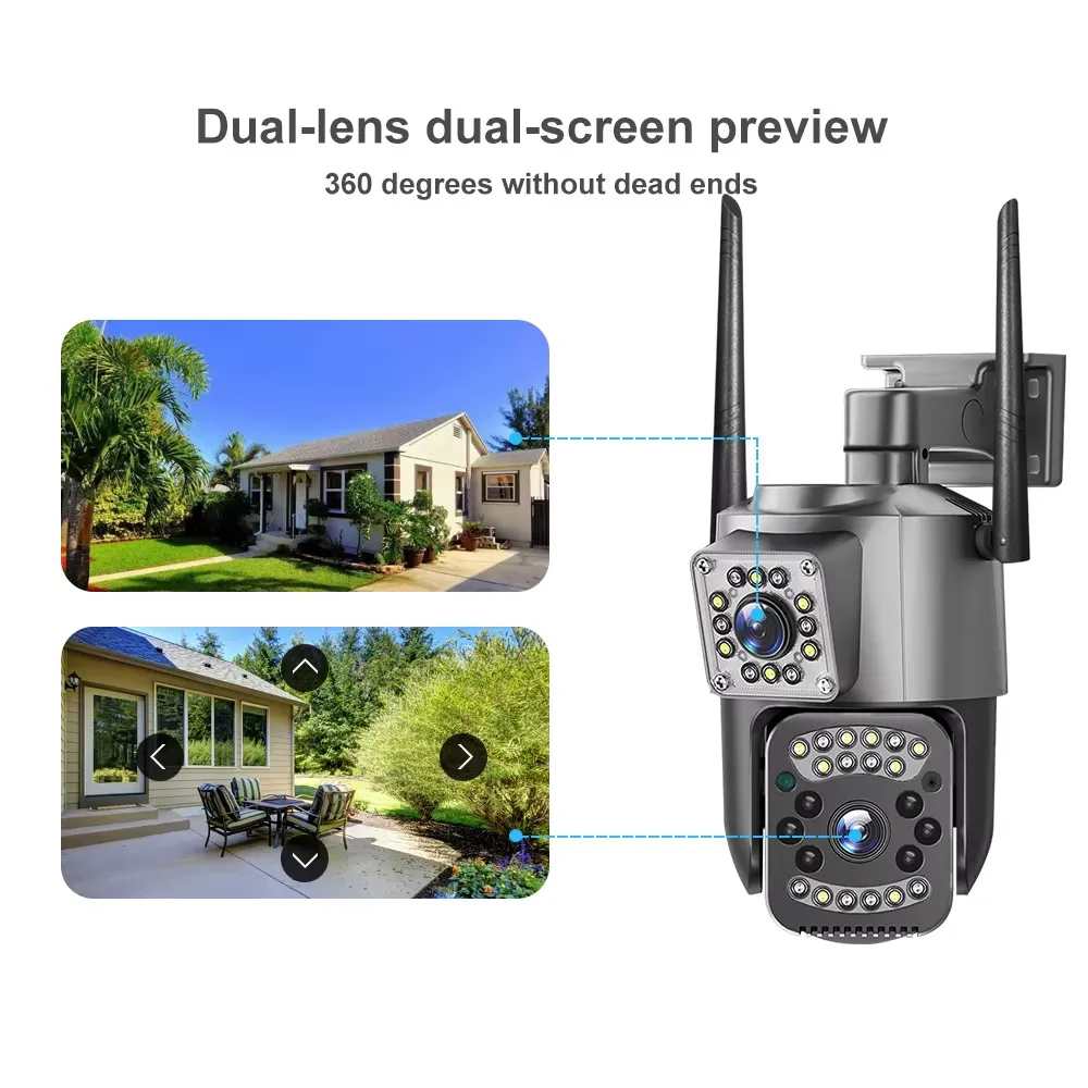 Camera de Supraveghere V380 4G WiFi – Monitorizare Inteligenta, Full HD, Detectie Miscare - Image 8