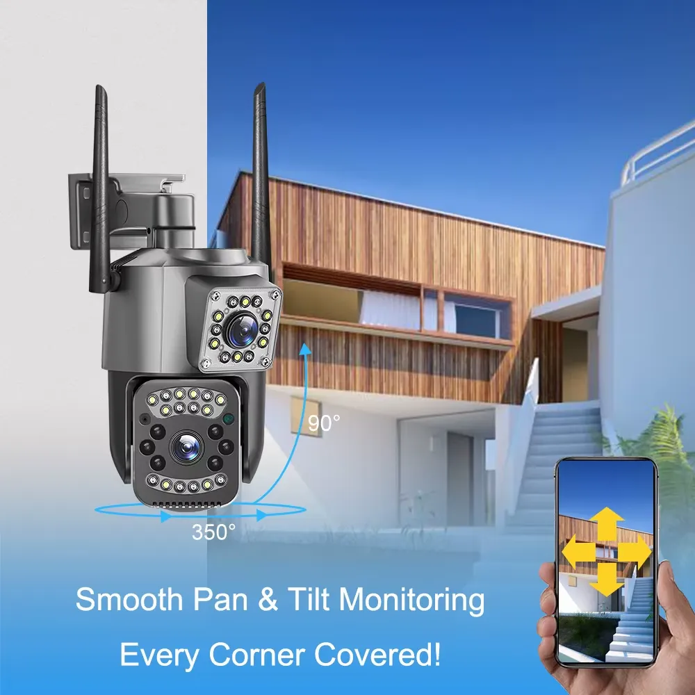 Camera de Supraveghere V380 4G WiFi – Monitorizare Inteligenta, Full HD, Detectie Miscare - Image 3